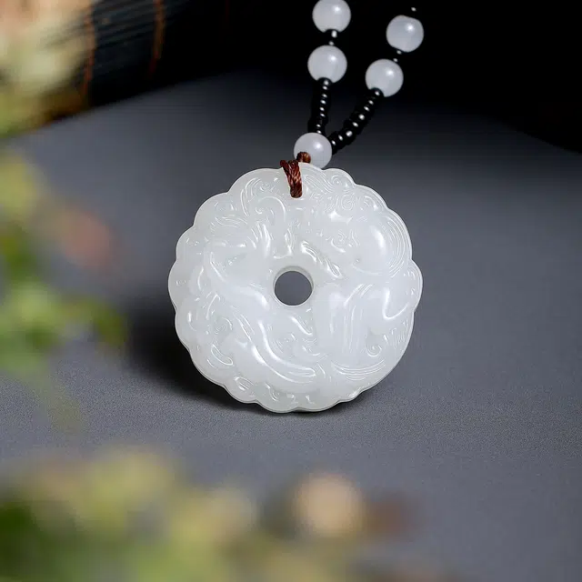 梨云暮雪 白月光款吞金貔貅平安扣 搭配六字箴言 招财纳福转运 小众森系 时尚百搭 高级感项链#好运 琉璃 吊坠 男女同款情侣款