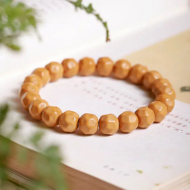 梨云暮雪 优品原籽精雕 奶酪  颜色深度适中 精细抛光#好运 猴头核桃 手串 男女同款情侣款