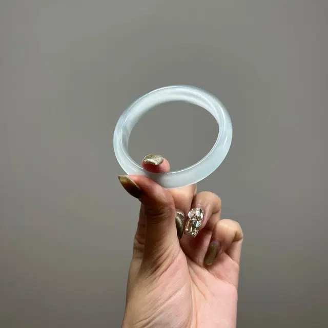 梨云暮雪 白月光 复古 高级 旗袍汉服 荔枝冻 琉璃 手镯 女款