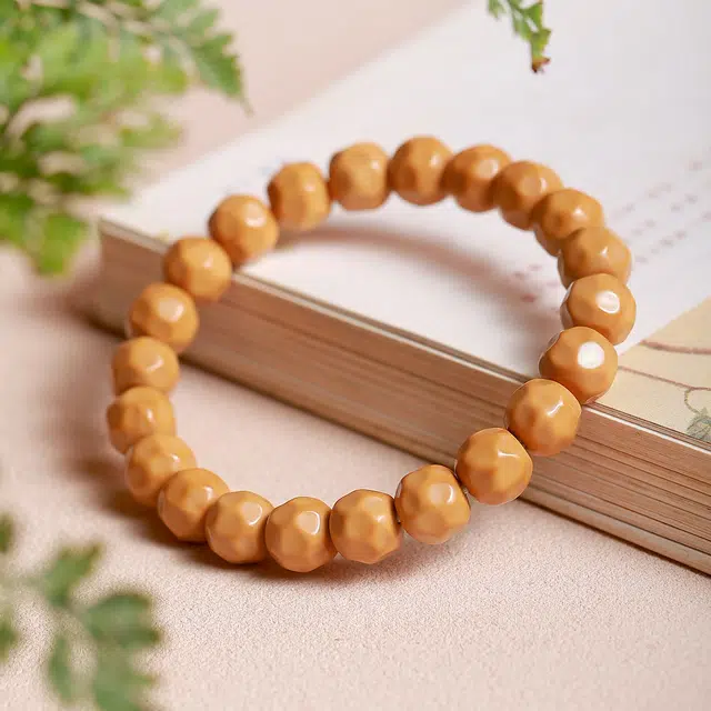 梨云暮雪 优品原籽精雕 奶酪  颜色深度适中 精细抛光#好运 猴头核桃 手串 男女同款情侣款