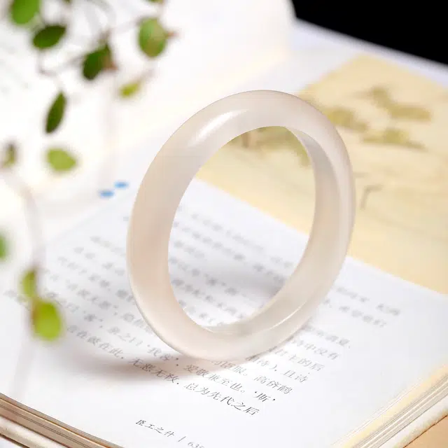 梨云暮雪 梦幻香槟金猫眼手镯 香槟金  藕粉 百搭 旗袍汉服 冰底 白月光 古风 美人镯 叮当 妈妈 女友 琉璃 琉璃 手镯 女款