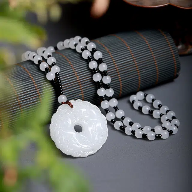 梨云暮雪 白月光款吞金貔貅平安扣 搭配六字箴言 招财纳福转运 小众森系 时尚百搭 高级感项链#好运 琉璃 吊坠 男女同款情侣款