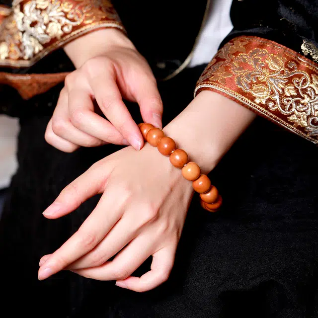 梨云暮雪 经典  红皮深抛老熟款归圆度高 通用款#好运 猴头核桃 手串 男女同款情侣款