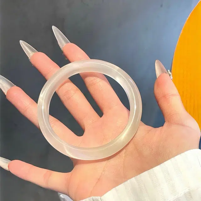 梨云暮雪 月影猫眼款 荔枝冻 旗袍汉服 轻奢时尚 国潮国风 琉璃 手镯 女款