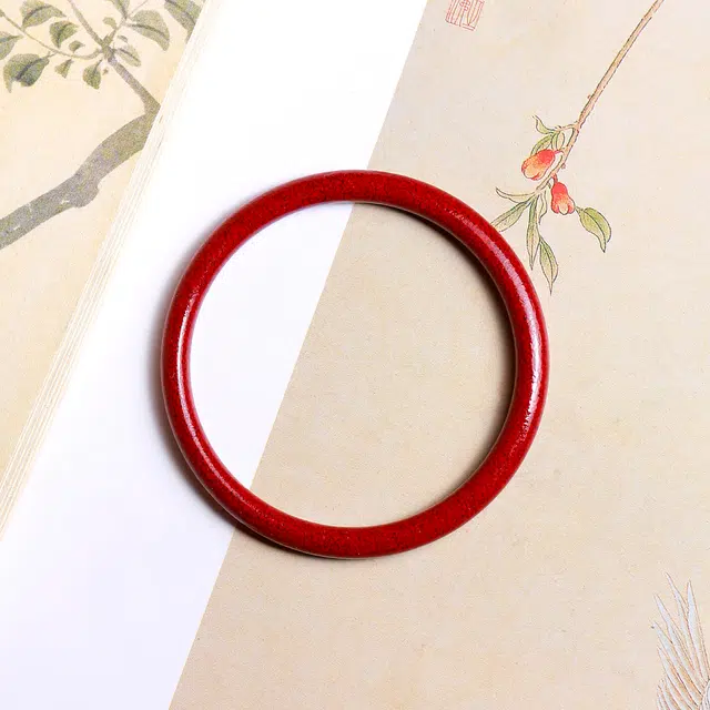 梨云暮雪 优选细砂 细颗粒晶体 古典时尚经典#好运 朱砂 手镯 女款