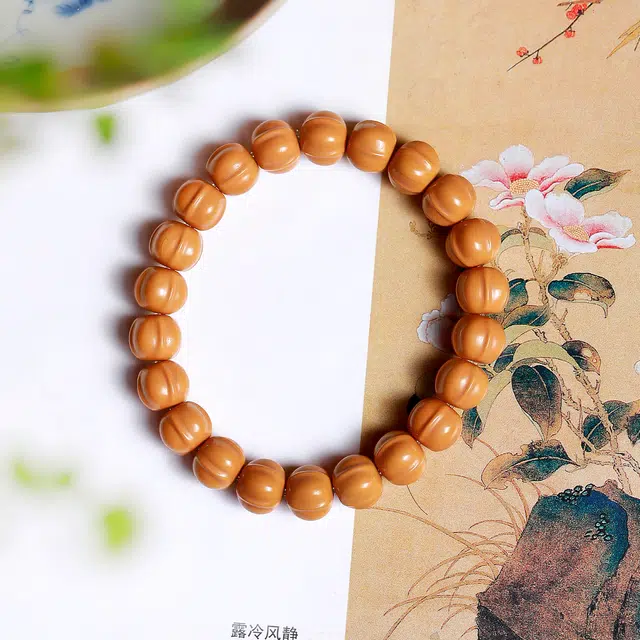 梨云暮雪 复古民族 招财纳福平安喜乐 猴头核桃 手串 男女同款情侣款