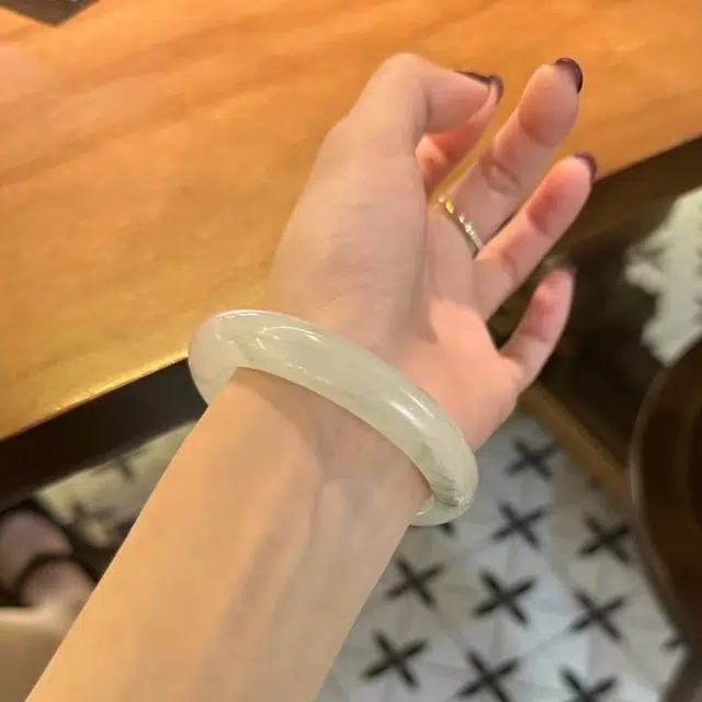 梨云暮雪 专注品质 回馈款大放精选赠平安扣平安喜乐 天山翠 手镯 男女同款情侣款