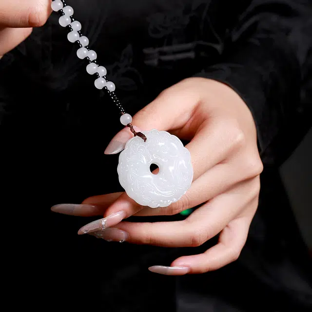 梨云暮雪 白月光款吞金貔貅平安扣 搭配六字箴言 招财纳福转运 小众森系 时尚百搭 高级感项链#好运 琉璃 吊坠 男女同款情侣款