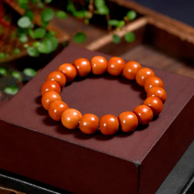 梨云暮雪 经典  红皮深抛老熟款归圆度高 通用款#好运 猴头核桃 手串 男女同款情侣款