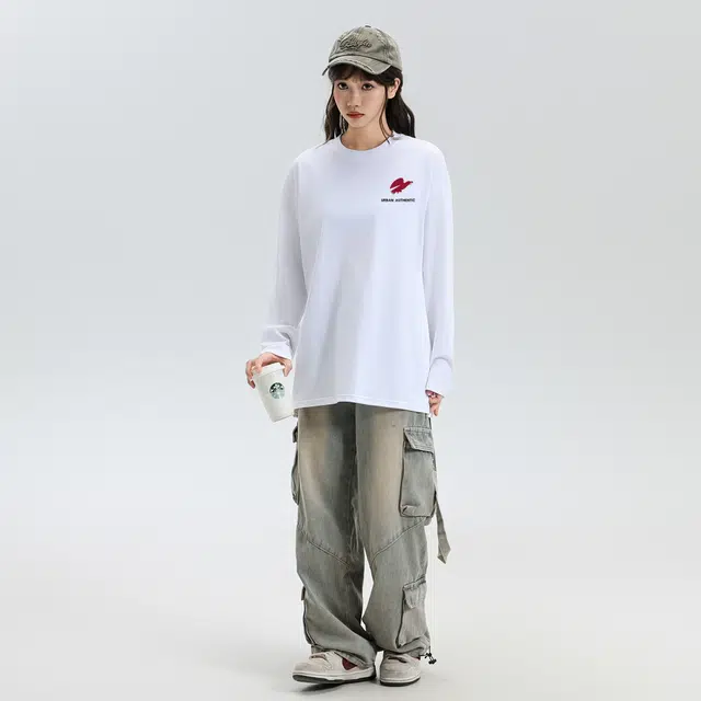 URBAN AUTHENTIC logocleanfitteeT