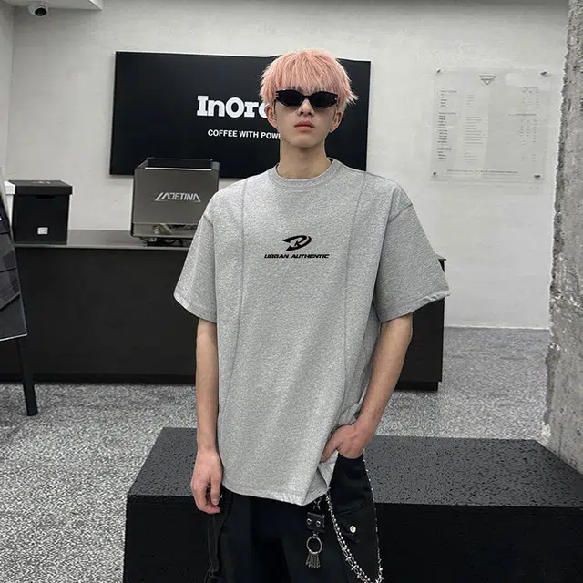 URBAN AUTHENTIC LOGOcleanfitT