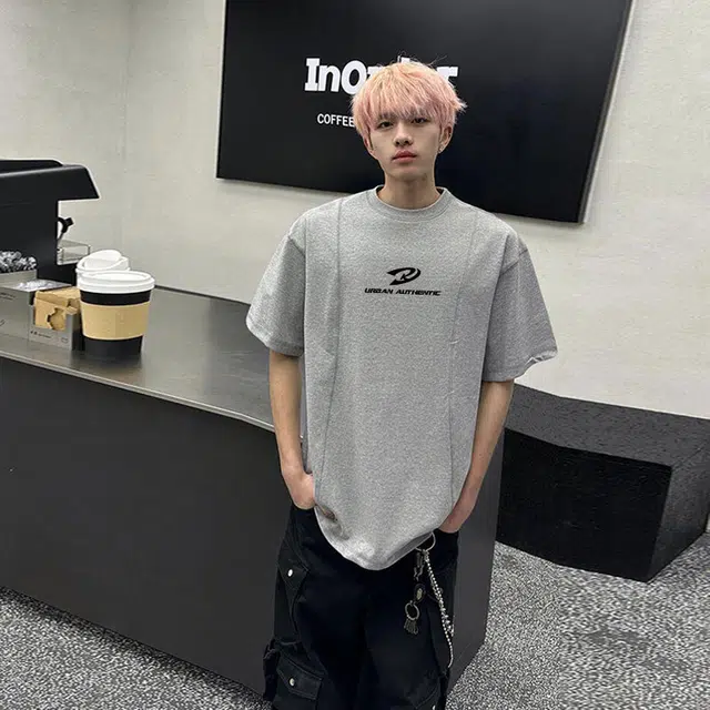 URBAN AUTHENTIC LOGOcleanfitT