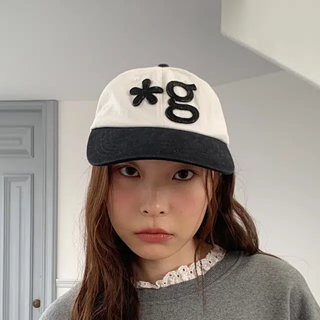 木林森 春夏季小花字母刺绣软顶户外出游防晒遮阳时尚潮流百搭学生大头围显脸小 棉 鸭舌帽 男女同款情侣款