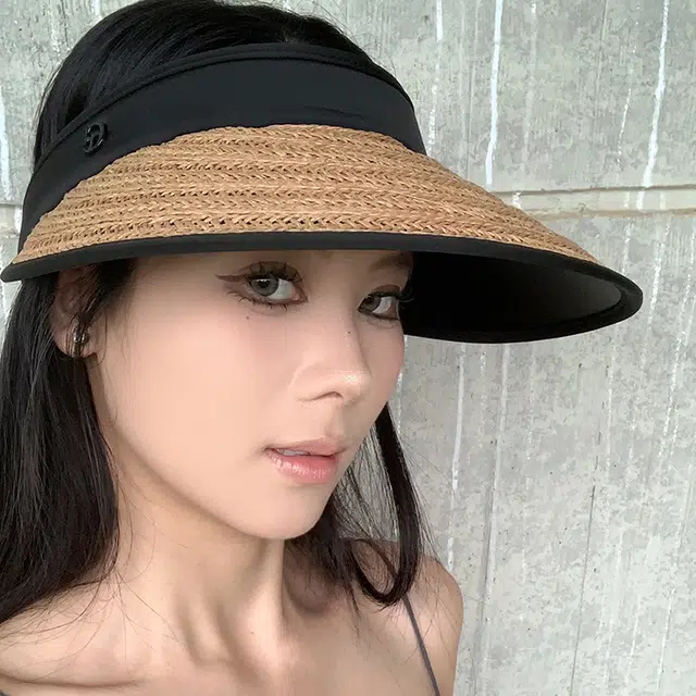 木林森 日系时尚潮流百搭 草编 防晒帽 男女同款情侣款