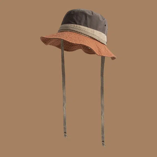 木林森 撞色个性 遮阳盆帽户外出游 休闲露营防晒 聚酯纤维 渔夫帽 男女同款情侣款