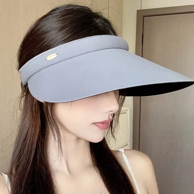 木林森 夏季无痕箍空顶帽户外出游防紫外线遮阳帽显脸小太阳帽 锦纶 防晒帽 男女同款情侣款