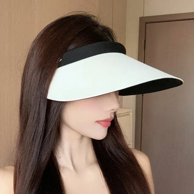 木林森 夏季无痕箍空顶帽户外出游防紫外线遮阳帽显脸小太阳帽 锦纶 防晒帽 男女同款情侣款
