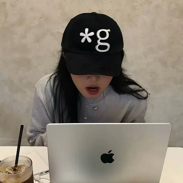 木林森 春夏季小花字母刺绣软顶户外出游防晒遮阳时尚潮流百搭学生大头围显脸小 棉 鸭舌帽 男女同款情侣款