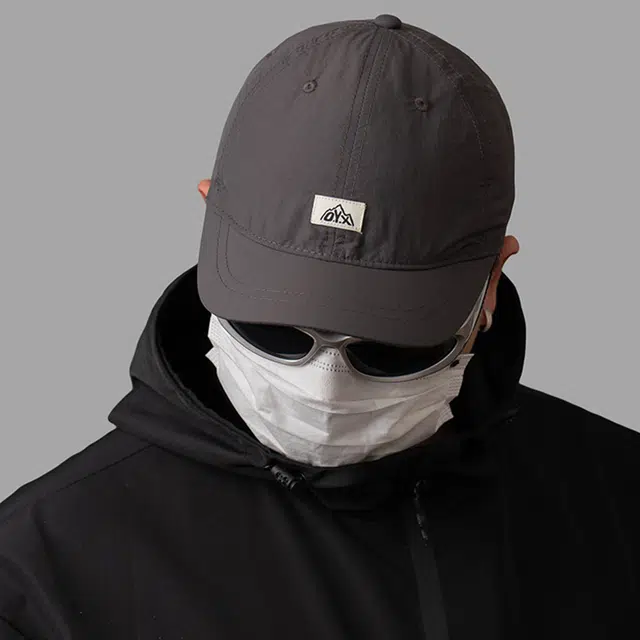 木林森 美式复古短沿春夏季速干户外运动遮阳薄款短帽檐大头围显脸小 棉 鸭舌帽 男女同款情侣款