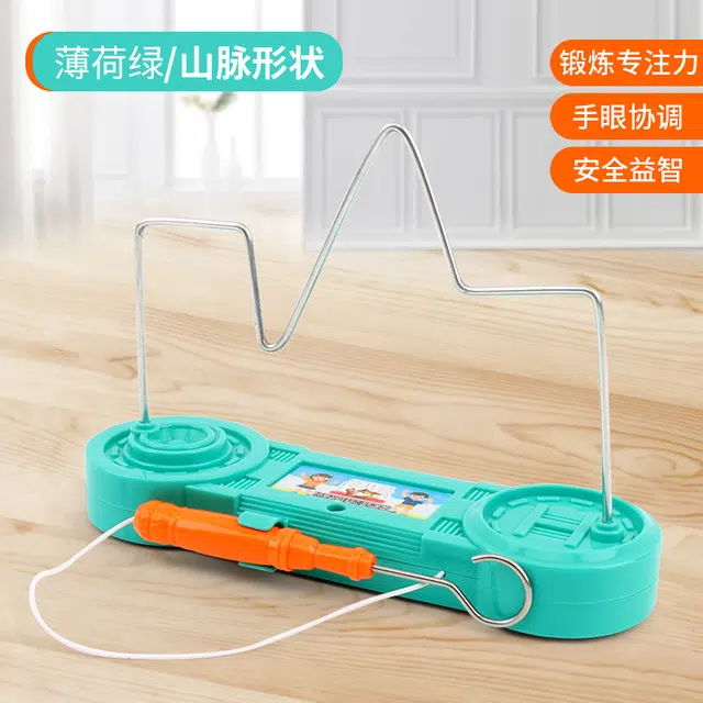 图米鱼 创意益智电碰火线迷宫 早教教具