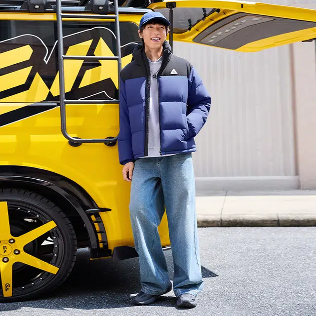 匹克 驭雪短羽升级版 三防科技经典纯色简约户外通勤校园冬季防污立领加厚保暖石墨烯驭热休闲微宽松中厚羽绒服 男女同款 奥海蓝