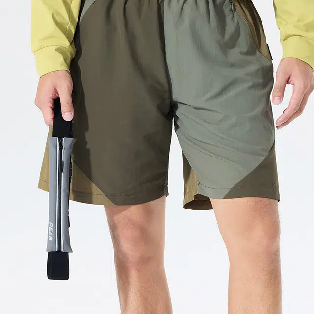 匹克 轻薄隐形腰带防水跑步装备 织物 腰包 男女同款情侣款 灰色