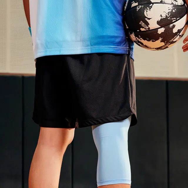 匹克 篮球文化系列 美式字母印花复古宽松亲肤透气休闲运动短裤篮球裤 男款 黑色