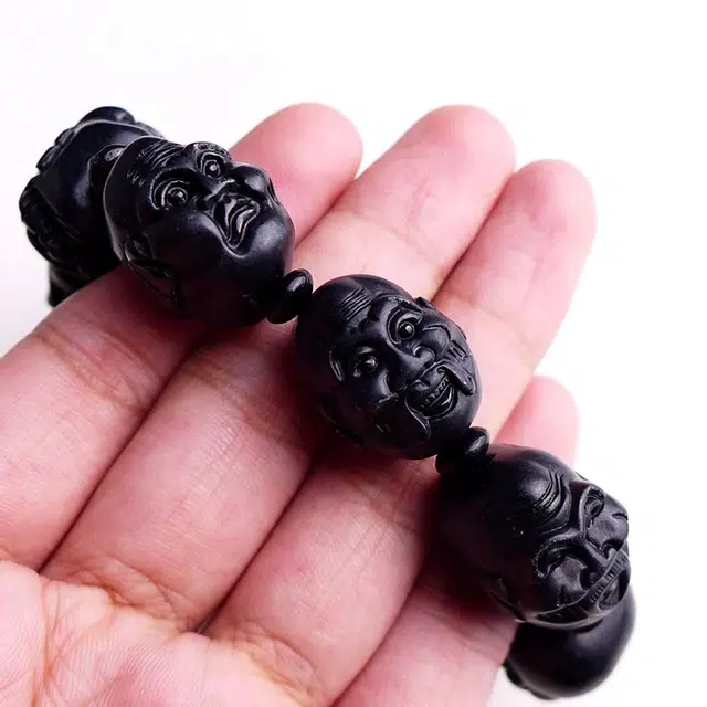 菲燕 十八罗汉 糯冰 翡翠手串 男女同款情侣款