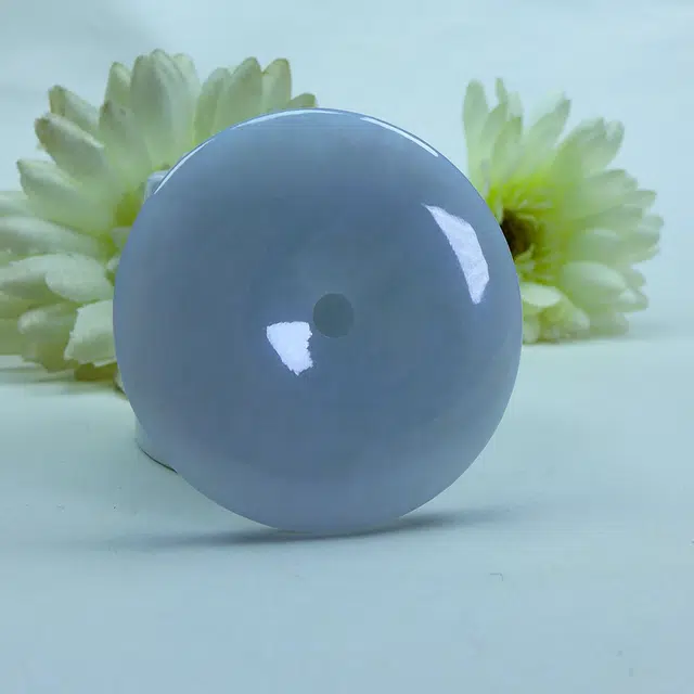 菲燕 水润平安扣挂件 糯种 吊坠 男女同款情侣款