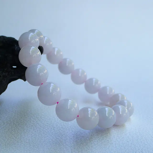 菲燕 上步 佛珠两用款 糯冰 翡翠手串 男女同款情侣款