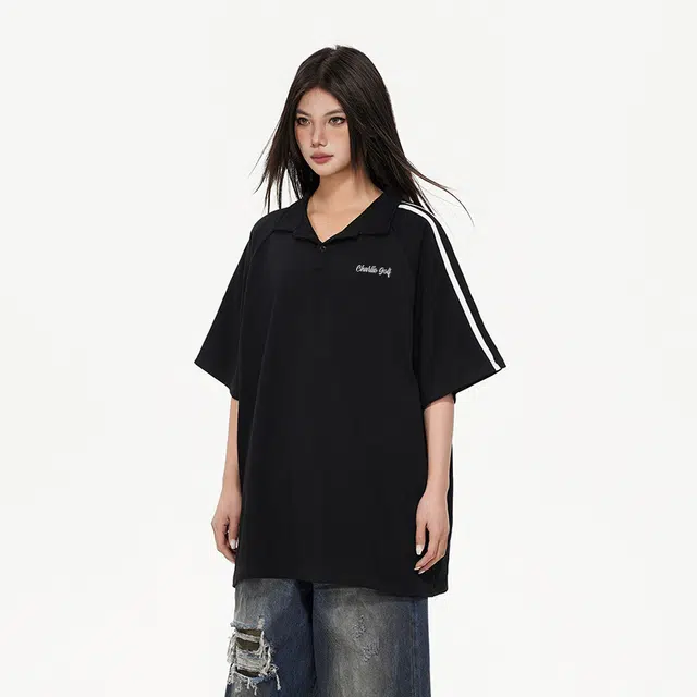 CHARLIE GOLF logoPolo