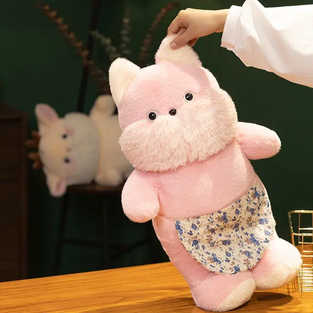 安之静雅 可爱大胡子狗狗 猫咪抱睡布娃娃 玩偶 毛绒公仔