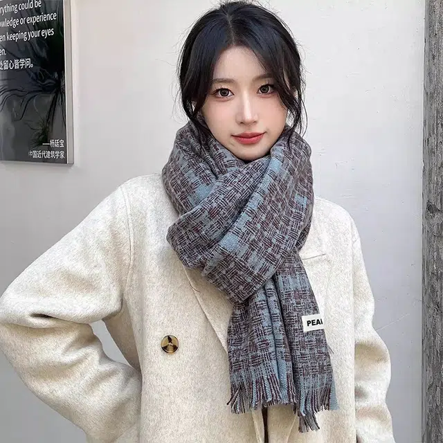 匹克 潮流必备  全方位 保暖防风 绒线围巾 男女同款情侣款