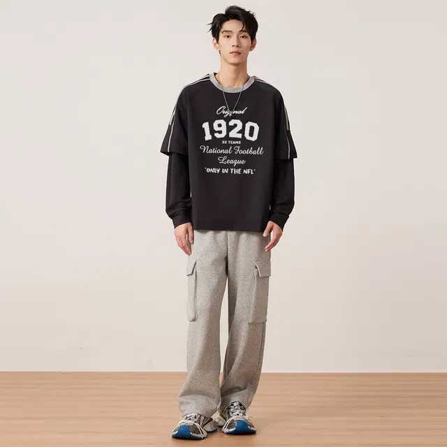 NFL Basic Crewneck Long Sleeve Tee