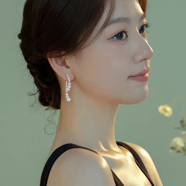 伊灿 韩国小众设计高级感 仿珍珠 耳环 女款