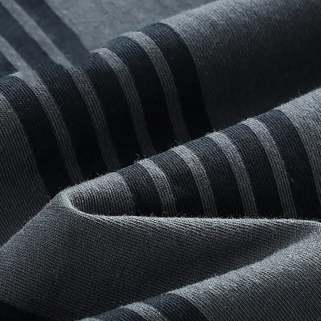 轻迎 春秋纯棉长袖长裤条纹时尚简约休闲外穿睡衣套装 男款