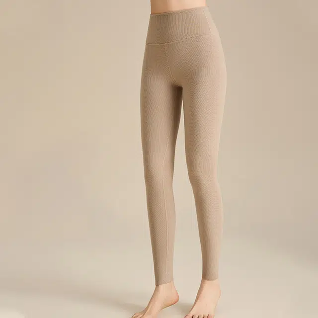 轻迎 高颜值羊绒抗菌秋冬打底裤女无痕高腰显瘦校服神器舒适亲肤紧身不掉裆保暖裤 女款