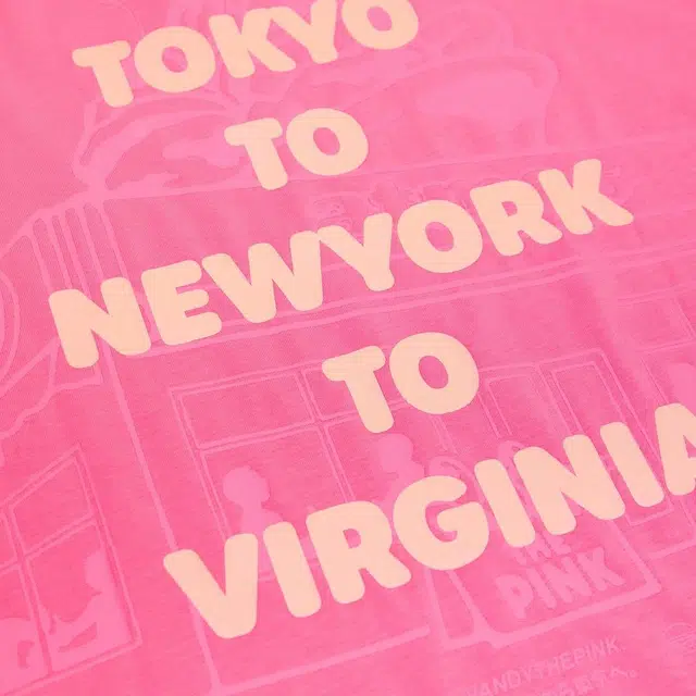 Vandy The Pink VTP x atmos x Asics Staff Tee