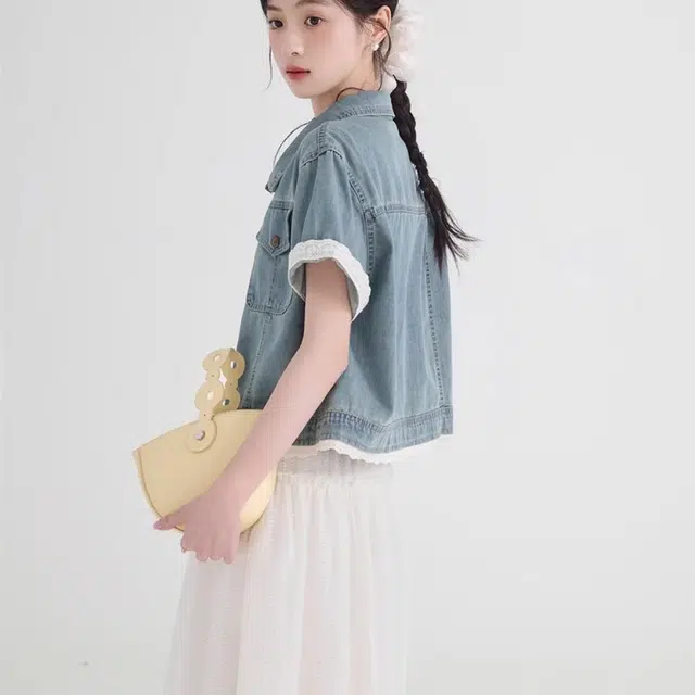 莫代尔 通勤时尚翻领短袖衬衫 女款