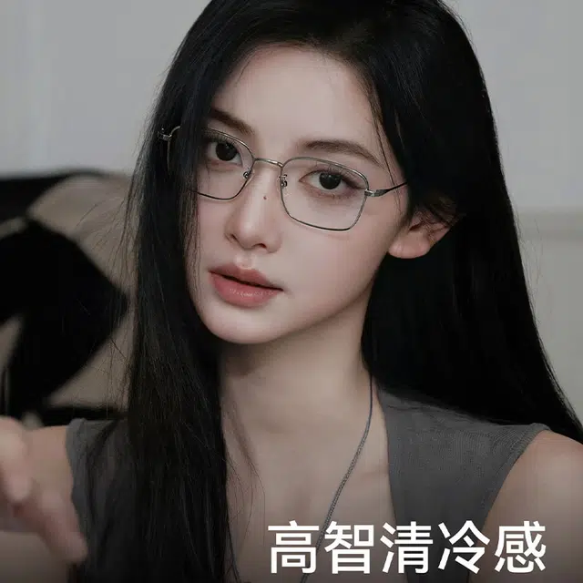 CAPONI Elegant Silver Optical Frame