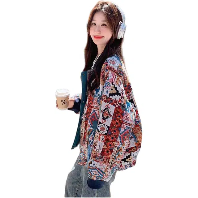 邓大喵 百搭简约舒适时尚棒球服 女款