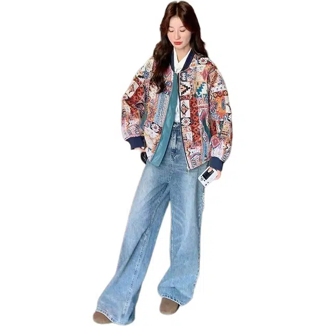 邓大喵 百搭简约舒适时尚棒球服 女款