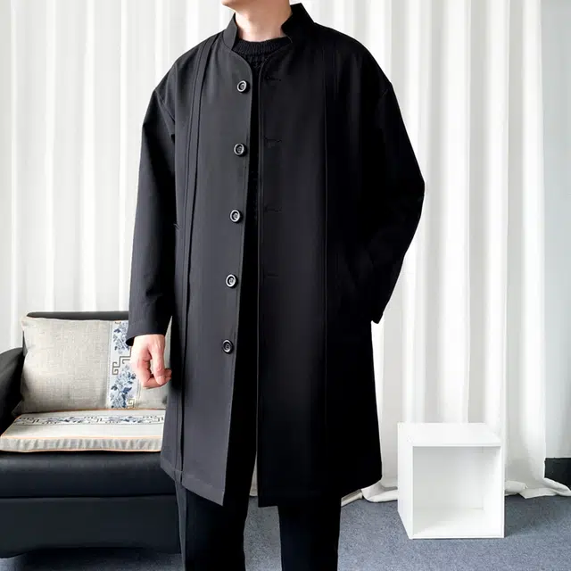 恒源祥 轻商务百搭通勤纯色外套保暖风衣 男女同款