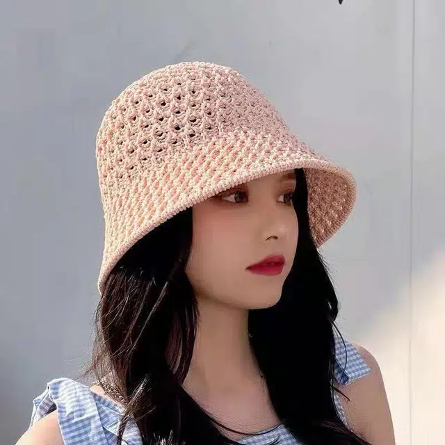 撞青春 夏款帽子 显瘦水桶帽 遮阳帽可折叠防晒太阳帽 尼龙 渔夫帽 女款