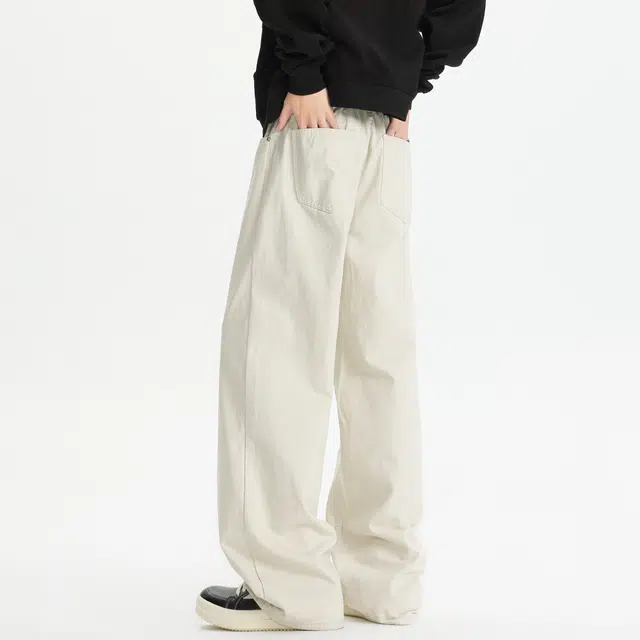 BOTH PLAY Cleanfit Wide Leg Cargo Pants