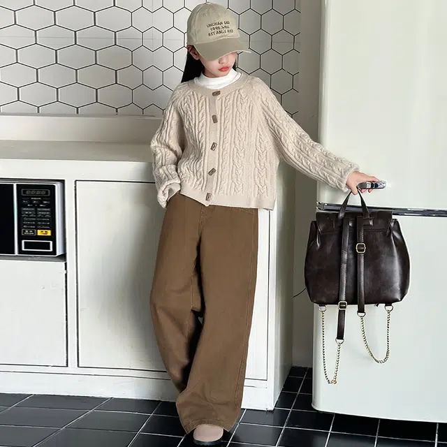 木木屋 舒适亲肤简约纯色长袖毛衣 青少年