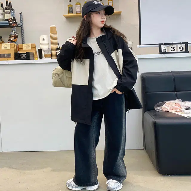 木木屋 舒适连帽拉链百搭夹克外套青少年