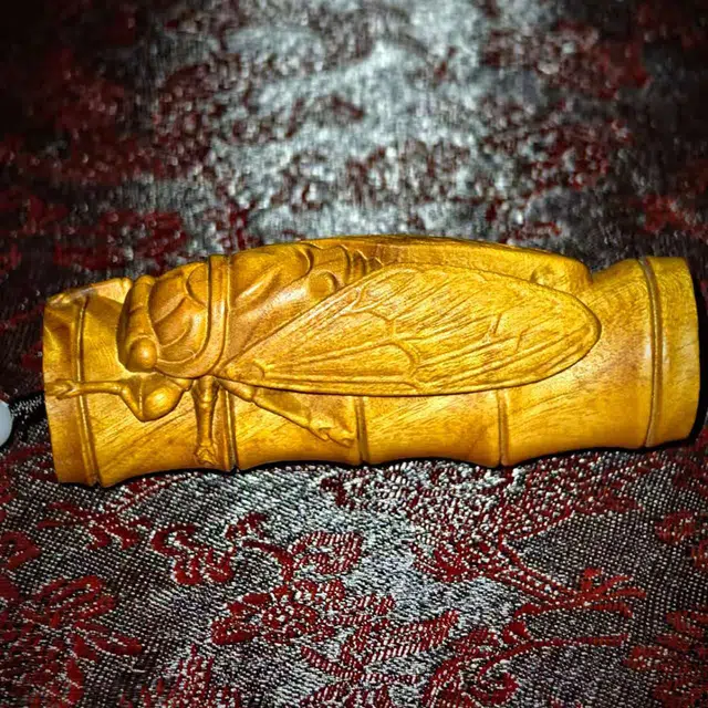 泽艺缘 【节节高一鸣惊人】小叶桢楠雕刻手把件#好运 金丝檀木 摆件 男女同款情侣款