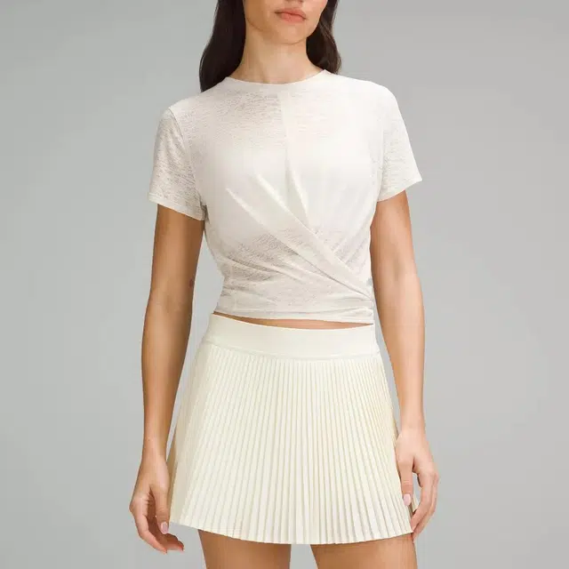 lululemon Tie-Waist Breathable Short-Sleeve Shirt T