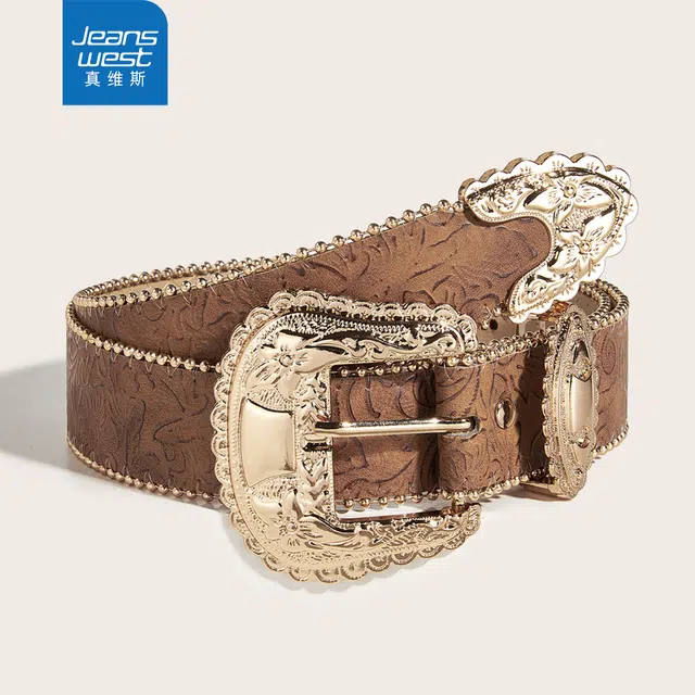 JEANSWEST ins PU 3.3cm